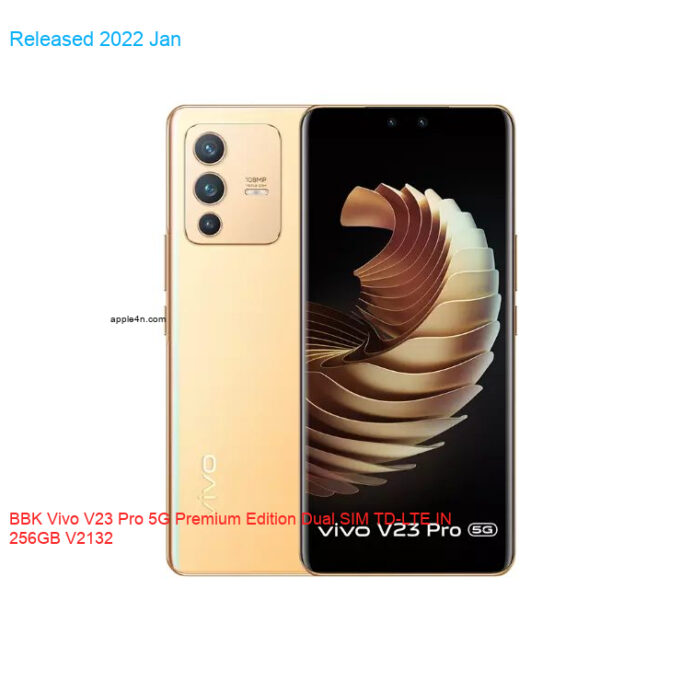BBK Vivo V23 Pro 5G Premium Edition Dual SIM TD-LTE IN 256GB V2132