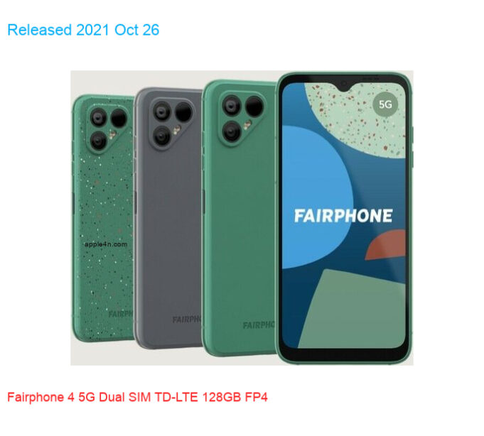 Fairphone 4 5G Dual SIM TD-LTE 128GB FP4