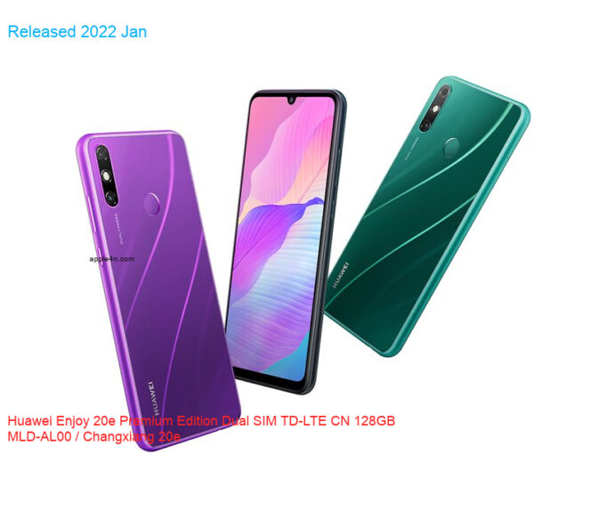 Huawei Enjoy 20e Premium Edition Dual SIM TD-LTE CN 128GB MLD-AL00 / Changxiang 20e