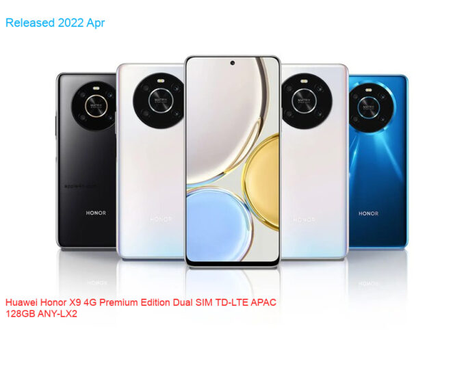 Huawei Honor X9 4G Premium Edition Dual SIM TD-LTE APAC 128GB ANY-LX2