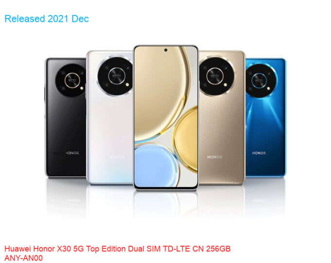 Huawei Honor X30 5G Top Edition Dual SIM TD-LTE CN 256GB ANY-AN00