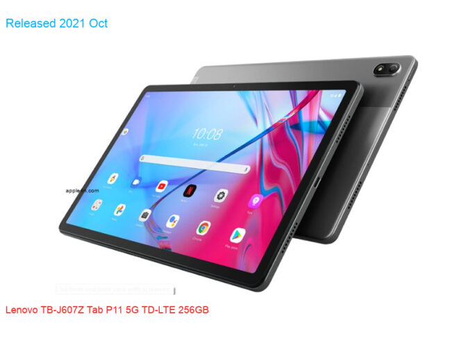Lenovo TB-J607Z Tab P11 5G TD-LTE 256GB