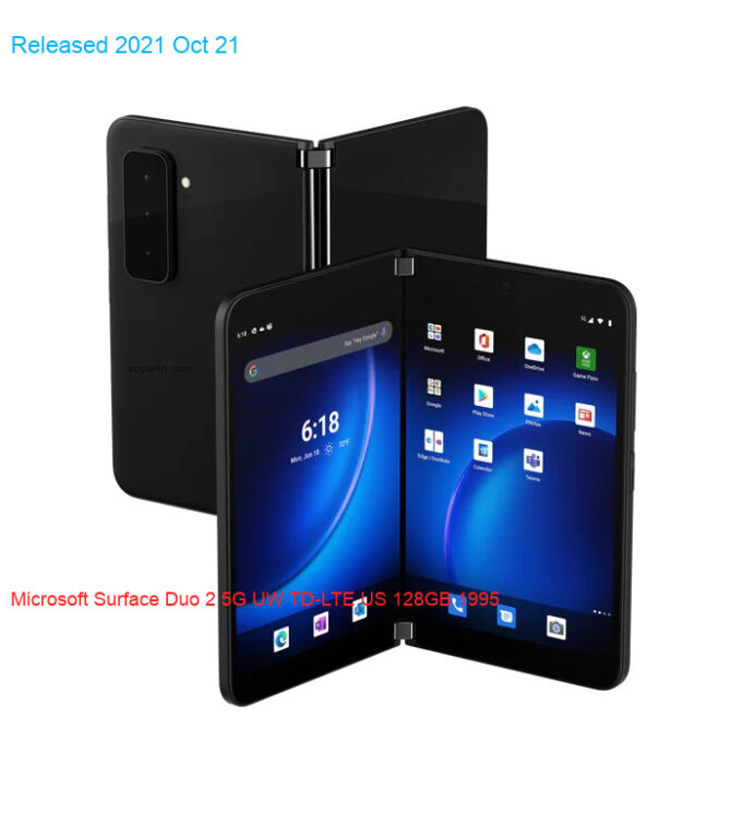 Microsoft Surface Duo 2 5G UW TD-LTE US 128GB 1995