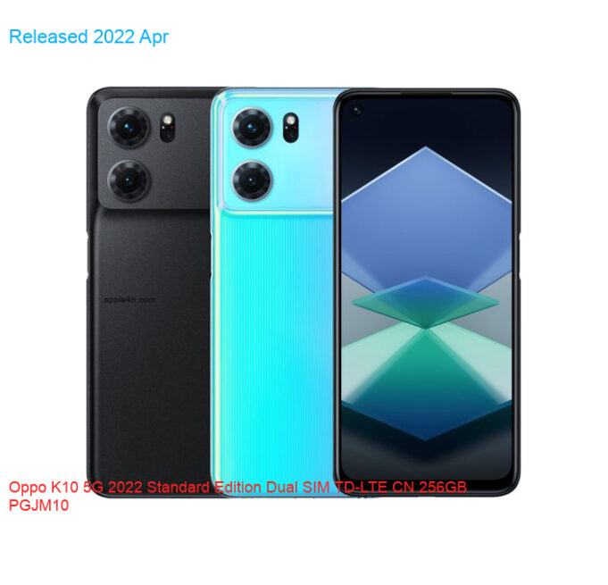 Oppo K10 5G 2022 Standard Edition Dual SIM TD-LTE CN 256GB PGJM10