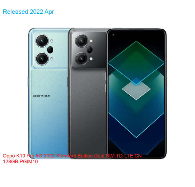 Oppo K10 Pro 5G 2022 Standard Edition Dual SIM TD-LTE CN 128GB PGIM10