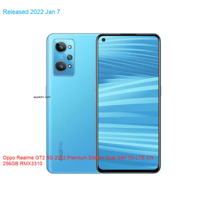 Oppo Realme GT2 5G 2022 Premium Edition Dual SIM TD-LTE CN 256GB RMX3310