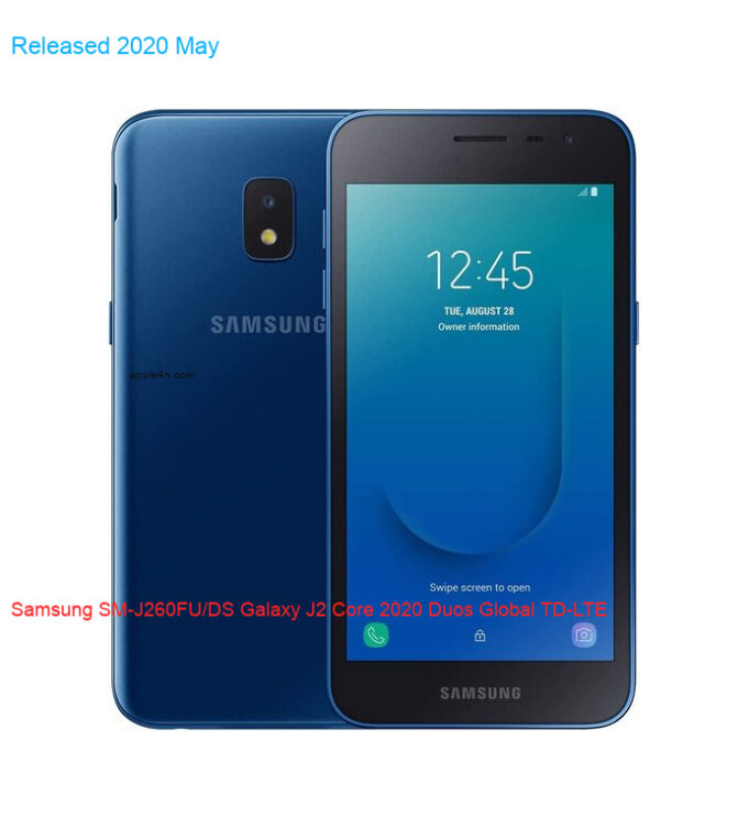 Samsung SM-J260FU/DS Galaxy J2 Core 2020 Duos Global TD-LTE