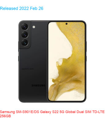 Samsung SM-S901E/DS Galaxy S22 5G Global Dual SIM TD-LTE 256GB