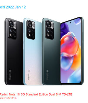 Xiaomi Redmi Note 11i 5G Standard Edition Dual SIM TD-LTE IN 128GB 21091116I